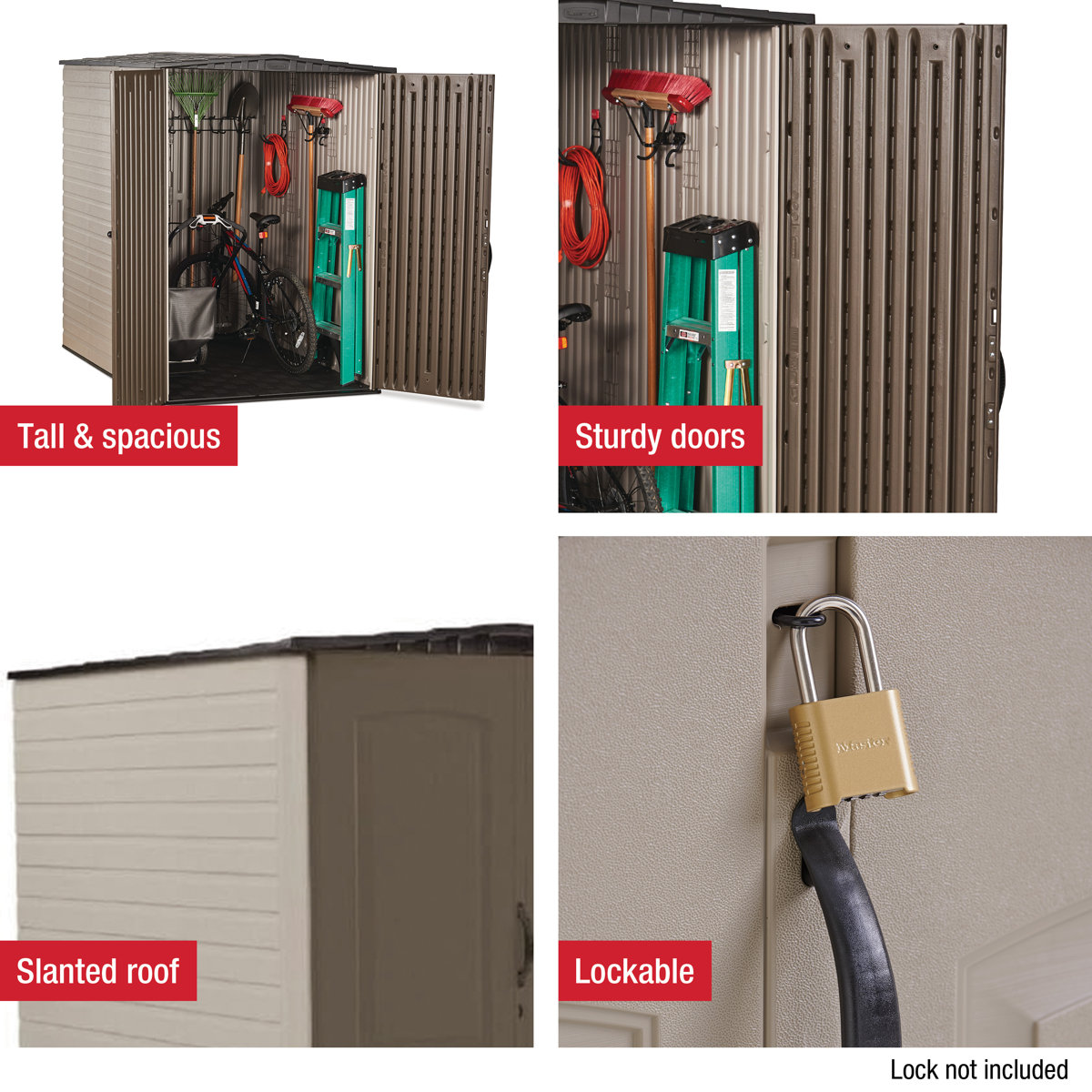 Rubbermaid Big Max 5 ft. x 6 ft. Vertical Shed